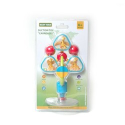 Baby Team. Іграшка-брязкальце на присоску "Карусель" 6(8455)
