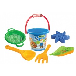 Тигрес. Набор для песка "Тигренок" с корабликом, 6 эл. (39303)