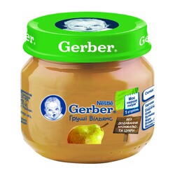 Gerber "Груша Вильямс",6+ м 80 гр. (513237)