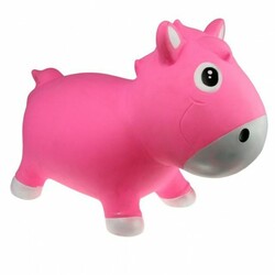 KidzzFarm. Стрибун Конячка Гаррі рожево-білий / Horse Harry - Pink & White(KFPO130204)