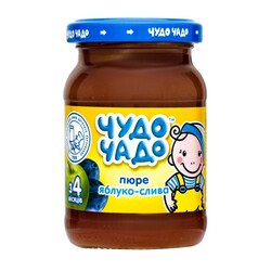 Чудо-Чадо. Пюре з яблук і слив, 170 м, 4+ м (4820016251465)