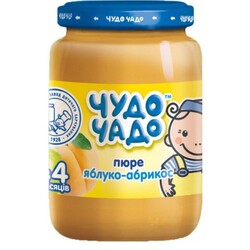 Чудо-Чадо. Пюре з яблук і груш без цукру, 170 р, 4+ м (4820016251458)