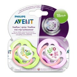 Avent. Пустушка Avent дихаюча(18+), для дівчинки 2шт. (771777)