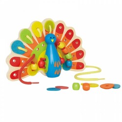 Hape. Павлин для шнуровки (E1017)