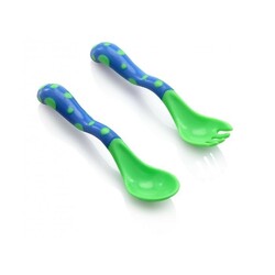 Nuby. Набор: ложка і вилка(5256)