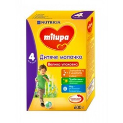 Milupa. Дитяче молочко Милупа 4(18 м+), 600г(940811)