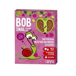 Bob - snail. Цукерки дитячі "Яблучно-малинові", 120г. (520460)