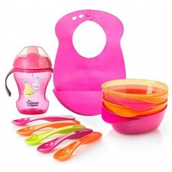 Tommee Tippee. Набір дитячого посуду для дівчаток від 6 мес(15135)