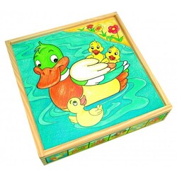 Bino. Кубики "Живтоные" 25 эл. (841734)