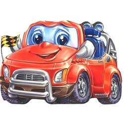 Ранок. Кумедні машинки. Джип(132716)