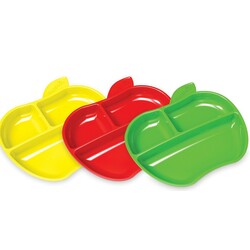 Munchkin.  Набор тарелок "Lil` Apple", 3шт, 6мес+ (5019090121026)