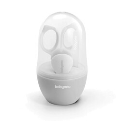 BabyOno. Набор для відходу за нігтями Сірий(5901435410783)
