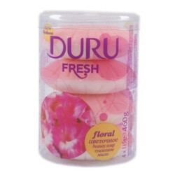 Duru. Мило Fresh Квіткова свіжість 4*115г(8690506028138)