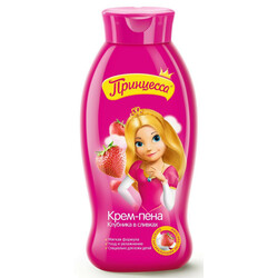 Принцеса. Крем-піна Полуниця у вершках 00790 400 мл(4690494000790)