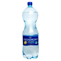 Оболонь. Вода минеральная Оболонская + Лимон, 2л (9865060006260)