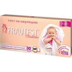 Frautest. Тест-смужка на овуляцію з місткістю для збору сечі(4601834001353)