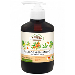 Зелена Аптека. Рідке мило Обліпиха і липа 460 мл(4823015916700)