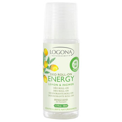 Logona. БИО-Дезодорант роликовий Energy Лимон і Імбир, 50 мл(4017645013841)