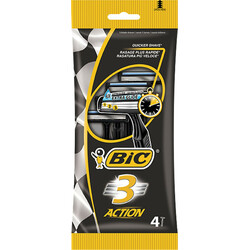 BiC. Бритва 3 Action для чутливої шкіри 4шт/уп(3086123356566)