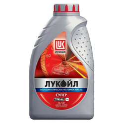 Lukoil. Масло моторное Супер SAE 15W-40 API SG/CD, 1л (4607161615331)