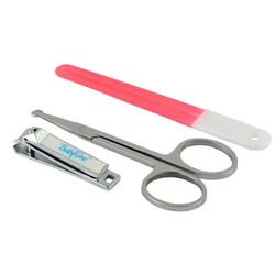 BabyOno. Набор косметический: пилочка, ножницы, щипчики (5904341200509)