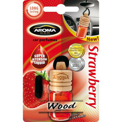 Aroma Car Wood. Ароматизатор Клубника, 6мл (5907718927955)