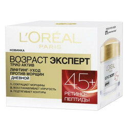 L'Oreal. Крем для обличчя Тріо актив Антивіковий відхід від 45 років  50мл(3600522264675)