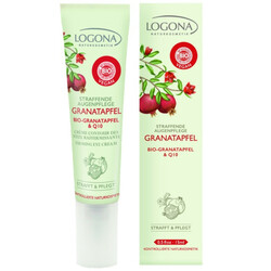 Logona. БИО-Крем для шкіри навколо очей підтягуючий Гранат + Q10, 15мл(4017645003736)
