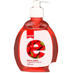 Extra! Мило рідке з екстрактом полуниці 300 мл(4823096413556)