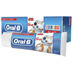 ORAL - B.  Зубна Паста Oral - B Junior Star Wars, 6 років+ 75 мл(655141)
