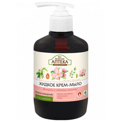 Зелена Аптека. Рідке мило Мигдаль і вівсяне молочко 460 мл(4823015935435)