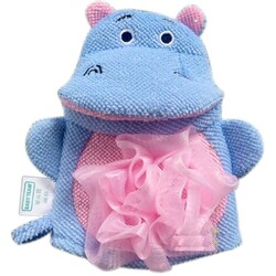 Baby Team. Мочалка-рукавичка Бегемотик/Мавпочка(7408)