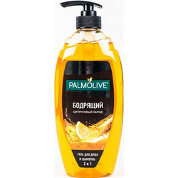 Palmolive. Гель+шампунь мужской 2в1 Цитрусовый заряд 750 мл (8693495050180)