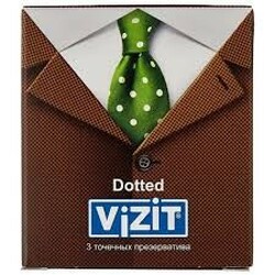 Vizit. Презервативи Dotted 3 шт(4601834004088)