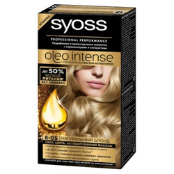 Syoss. Краска для волос Oleo Intense 8-05 Натуральный блонд  (4015000978170)