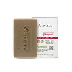Olivella. Мило для особи і тіла Гранат на основі маслинової олії, 150г(764412250087)