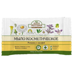 Зелена Аптека. Мило косметичне Ромашка і шавлія 75 г(8588005625906)