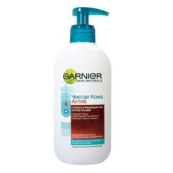 Garnier. Гель Чиста шкіра Актив очищення проти прищів 200мл(3600541894396)