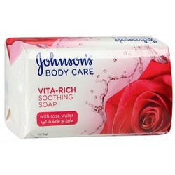 Johnson's boby care.Мило заспокійливе з трояндовою водою, 125 г(239514)