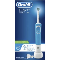 ORAL - B. Електрична зубна щітка BRAUN Vitality CrossAction/D100 Blue(4210201262336)