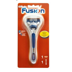 Gillette. Верстат для гоління  Fusion +1картридж   (7702018951376)
