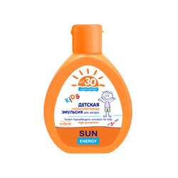 SUN ENERGY. Емульсія дитяча гіпоалергенна для загару SPF30(150 мл)(922619)