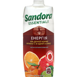 Sandora. Нектар Essentials цитрусовый микс с екстрактом ацеролы 0,5л (9865060003153)