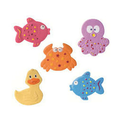 Canpol babies. Коврик для купания малыша мини Цветной Океан - 5 шт.( 5903407800035)