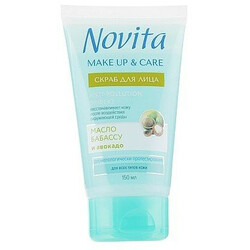 Novita. Скраб для обличчя Make up&Care туба 150мл   (5900116041247)