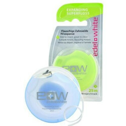 Edel+white. Зубна лента-флос 25м/шт(7640131978521), що розширюється