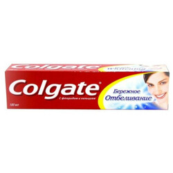Colgate . Паста зубна Дбайливе вибілювання 75мл(7891024188279)