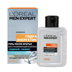 L'Oreal. Гель після гоління MenExpert Гідра Енергетик зволожує 100 мл   (3600521744154)