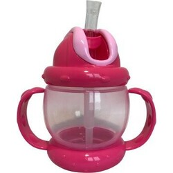 Lindo. Поилка-непроливайка "Premium" з ручками і силіконовою трубочкою 240мл(A 40)(500402)