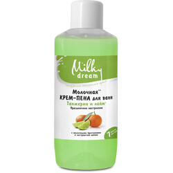 Milky Dream. Молочна крем-піна для ванни "Танжерин і лайм(Святковий настрій) ", 1000 мл (30025